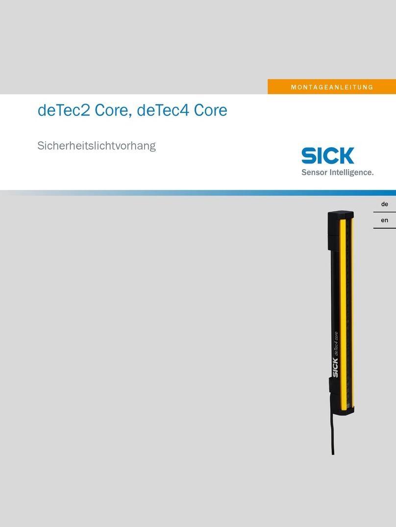 SICK deTec2 Core User manual