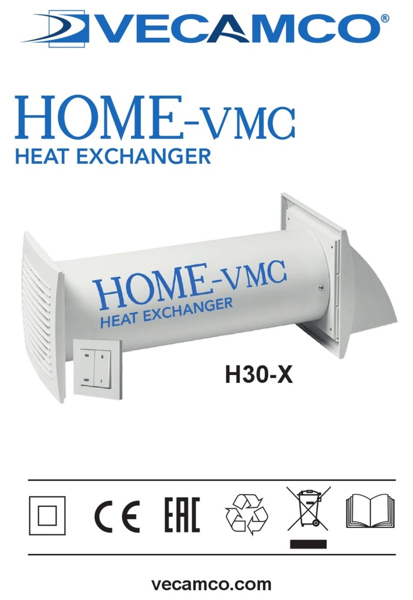 Vecamco HOME-VMC H30-X User manual