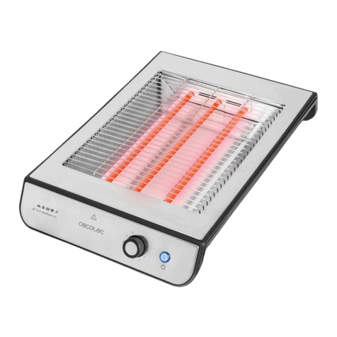 cecotec Turbo EasyToast Inox instruction manual
