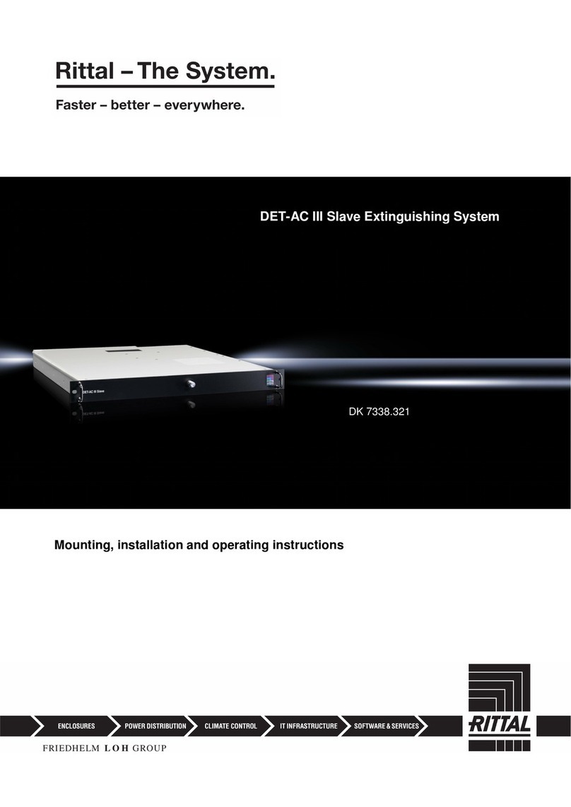 FRIEDHELM LOH RITTAL DET-AC III Slave Mounting, installation and operating instructions