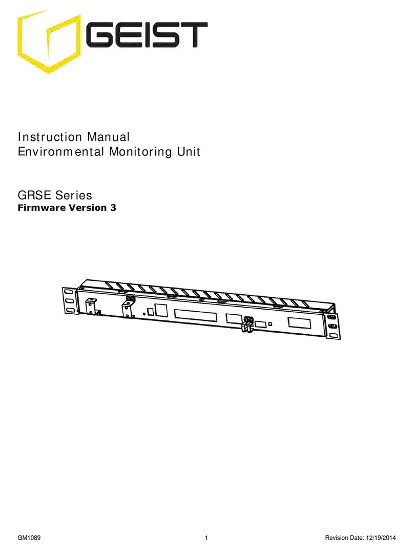 Geist GRSE Series instruction manual