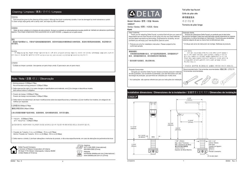 Delta Kami 33920-P User manual