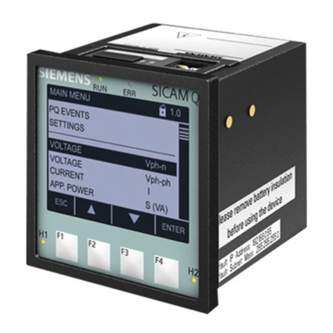 Siemens SICAM Q100 7KG95 Series manual