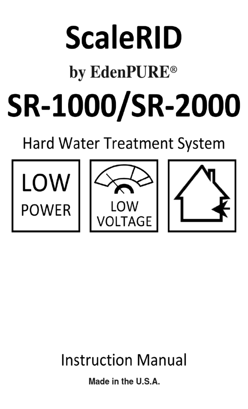 EdenPURE ScaleRID SR-1000 instruction manual