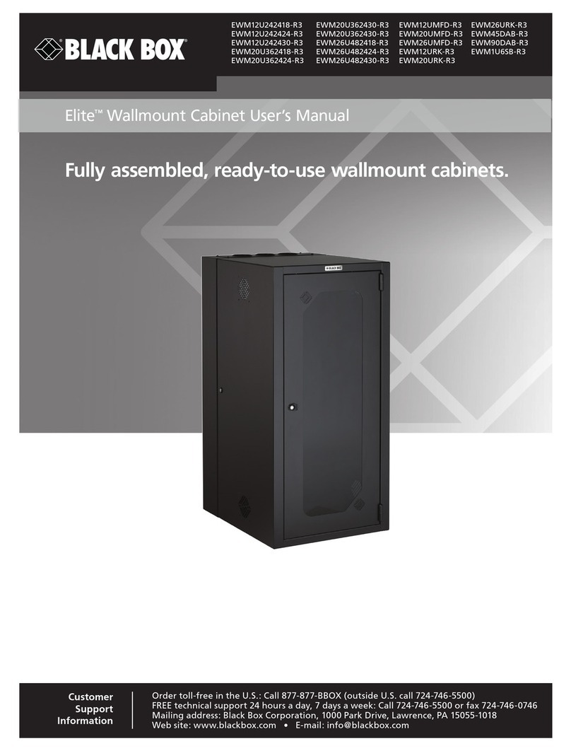 Black Box Elite EWM12U242418-R3 user manual