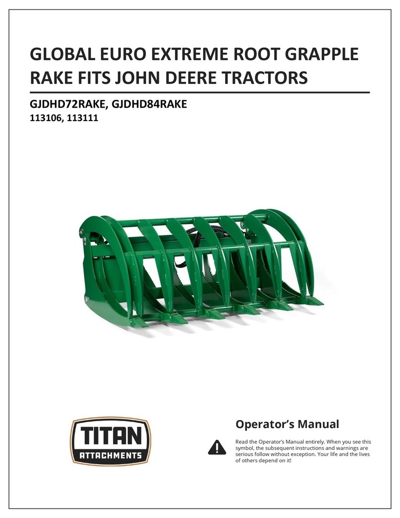 Titan Attachments GJDHD72RAKE User manual