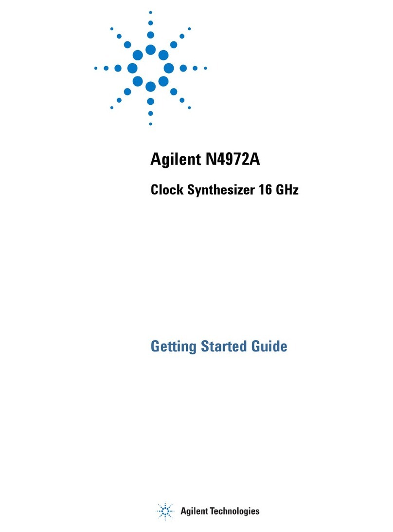 Agilent Technologies N4972A User manual