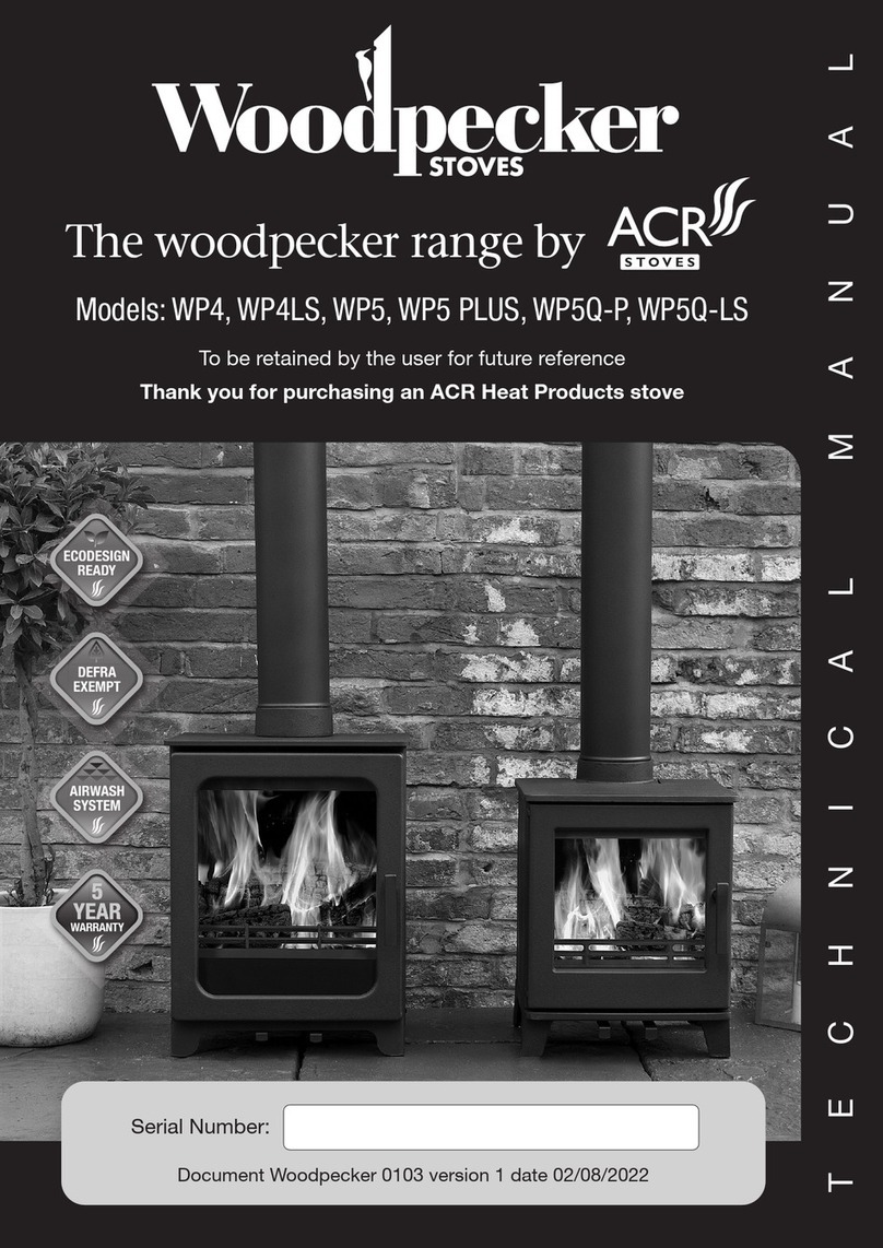 ACR STOVES Woodpecker WP5 PLUS User manual