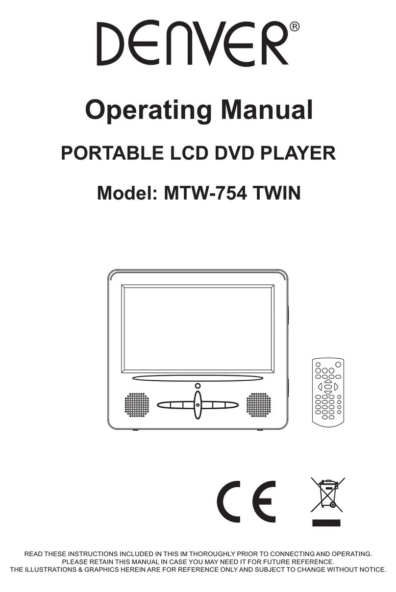 Denver MTW-754 TWIN operating manual