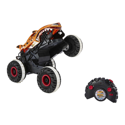 Mattel HotWheels RC HW UNSTOPPABLE TIGER SHARK instructions