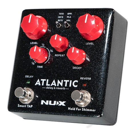 nux Atlantic NDR-5 owner's manual