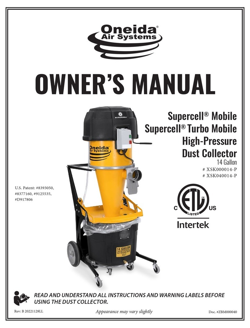 Oneida Air Systems Supercell Mobile User manual
