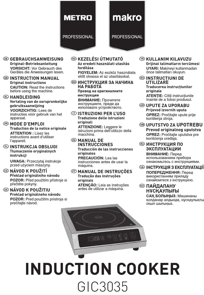 Metro DataVac Makro GIC3035 instruction manual
