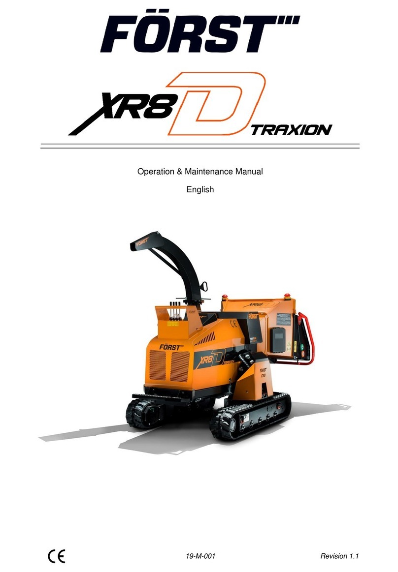 FORST XR8D Operation & maintenance manual