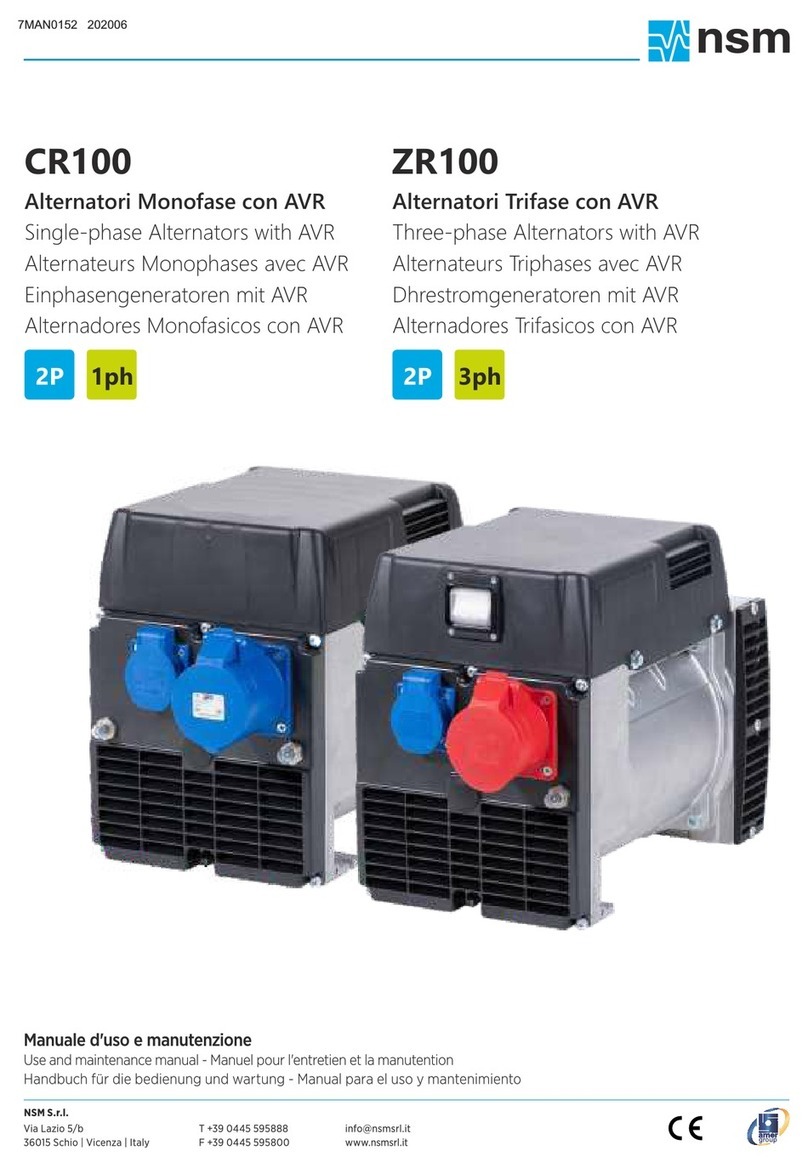 NSM CR100 Series Use and maintenance manual
