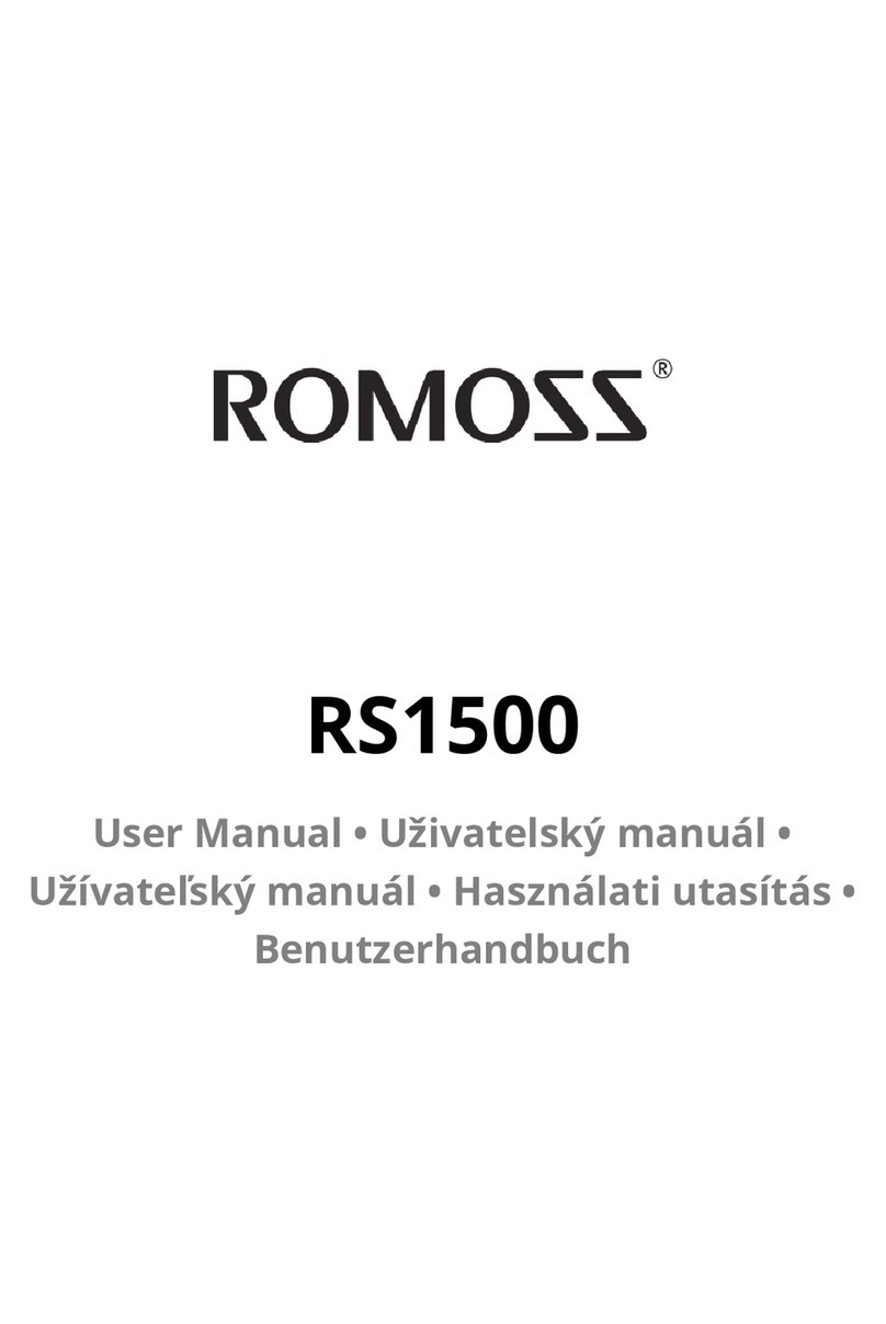Romoss RS1500 user manual