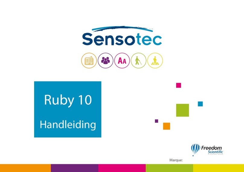 Freedom Scientific RUBY 10 User manual