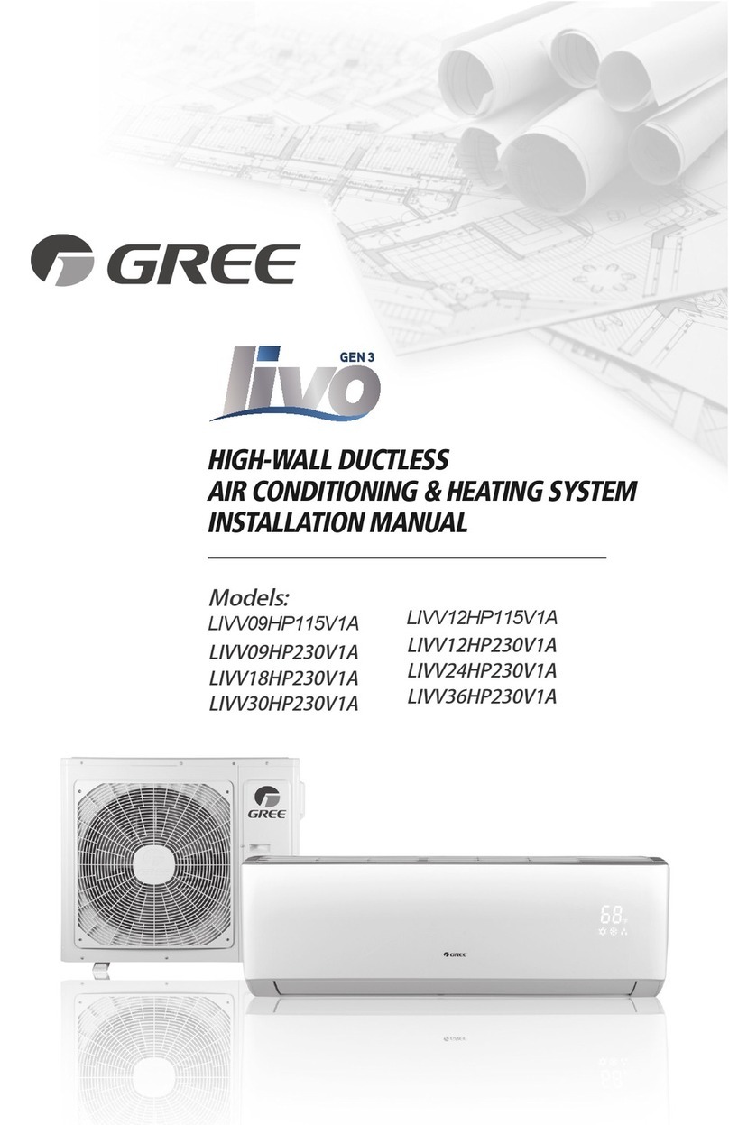 Gree LIVV09HP115V1A User manual