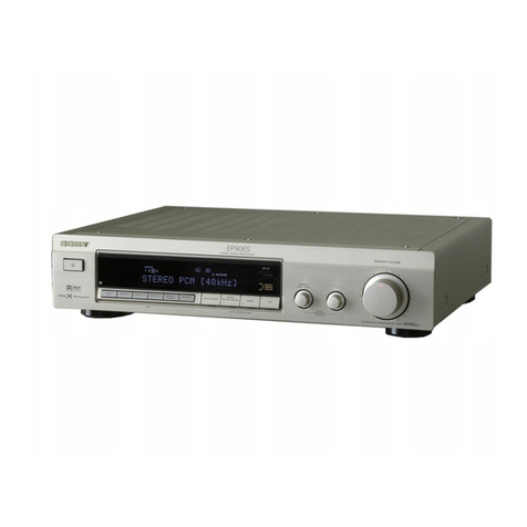 Sony SDP-EP90ES User manual