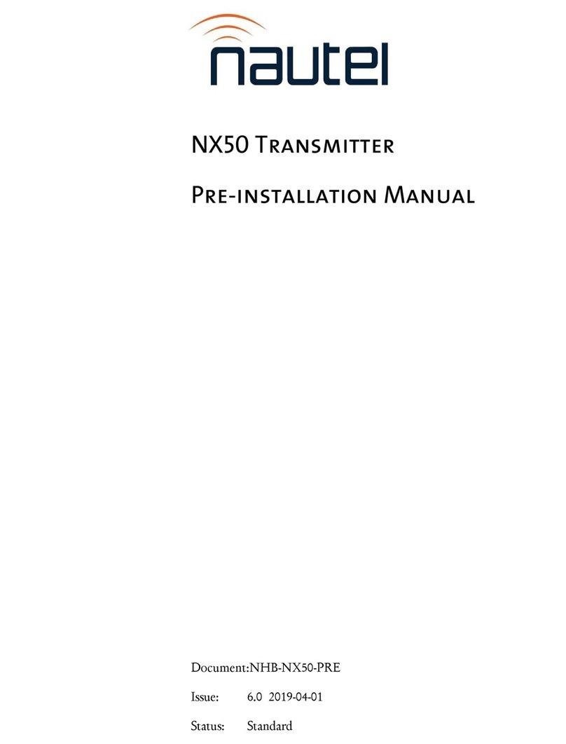 Nautel NX50 User manual