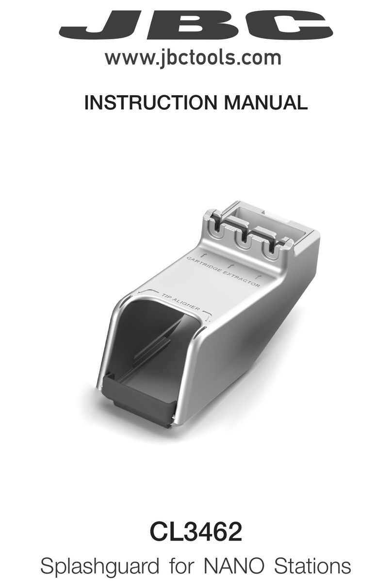 jbc CL3462 instruction manual