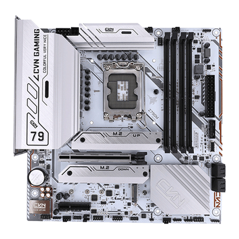 Colorful CVN Z790M FROZEN D5 V20 user manual