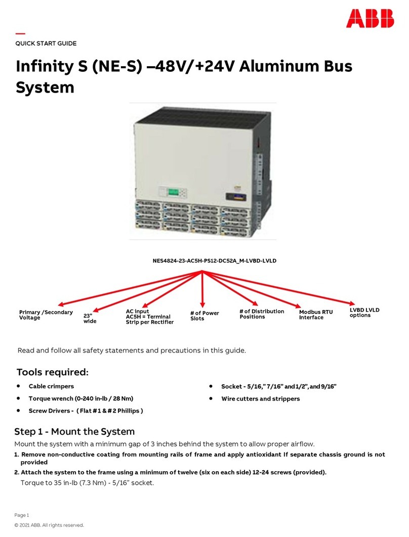 ABB Infinity S quick start guide