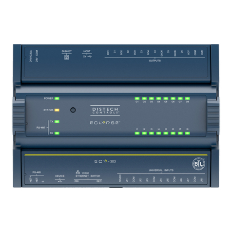 Distech Controls ECLYPSE ECY-303 User manual