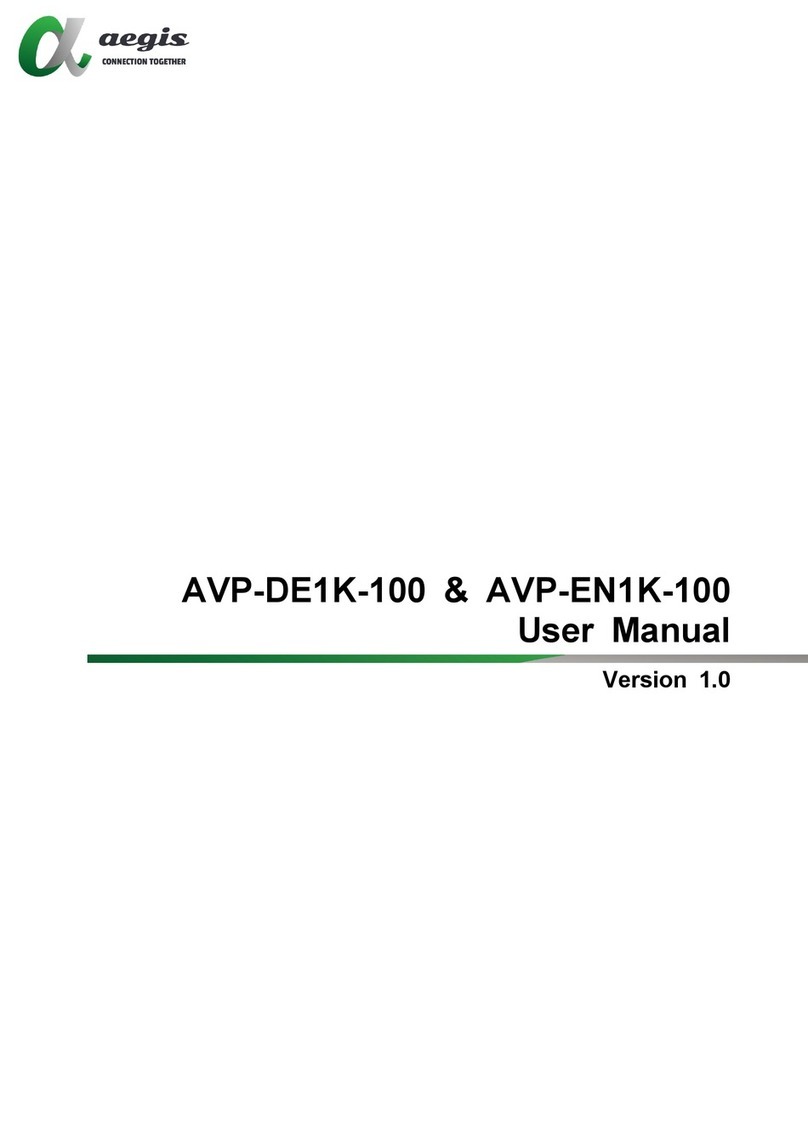 Aegis AVP-DE1K-100 user manual