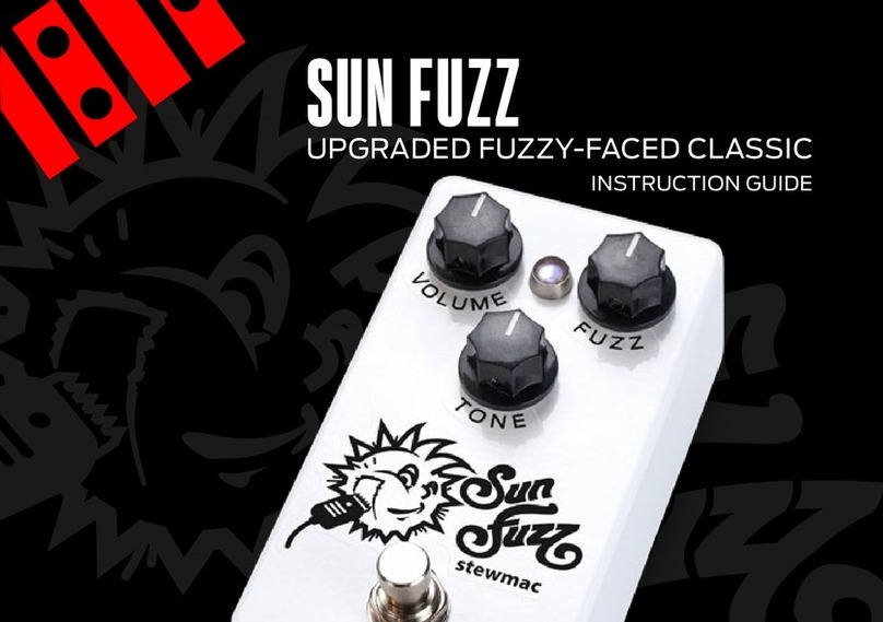 StewMac SUN FUZZ Manual StewMac SUN FUZZ Manual