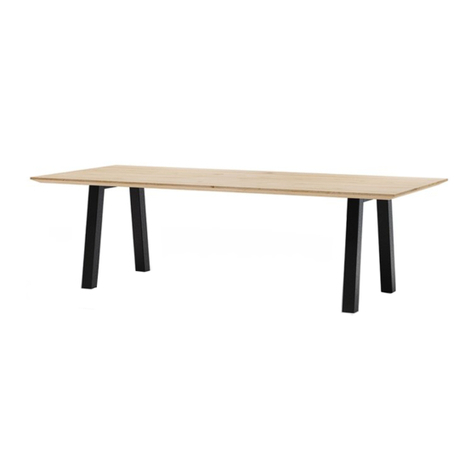 uhuru BROAD COMMUNAL TABLE Assembly instructions