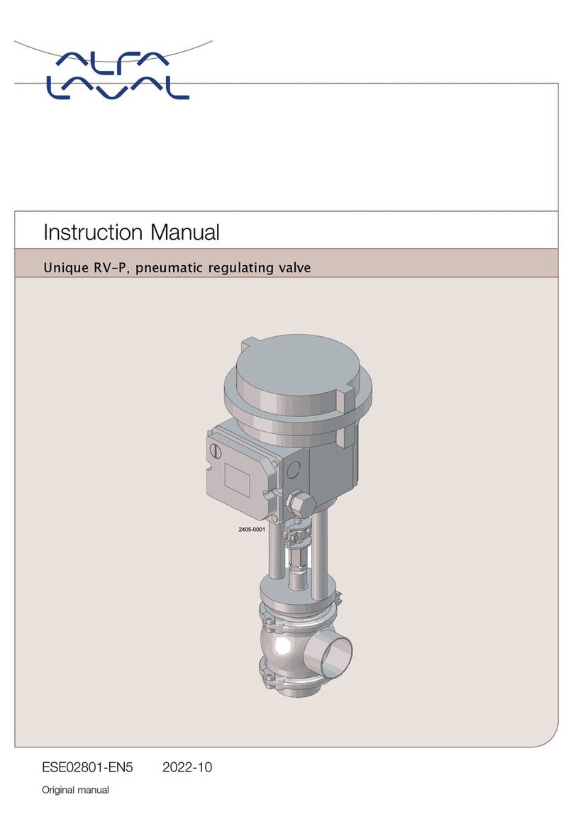 Alfalaval RV-P User manual Alfalaval RV-P User manual