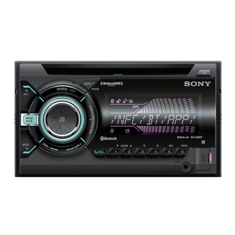 Sony WX-900BT User manual