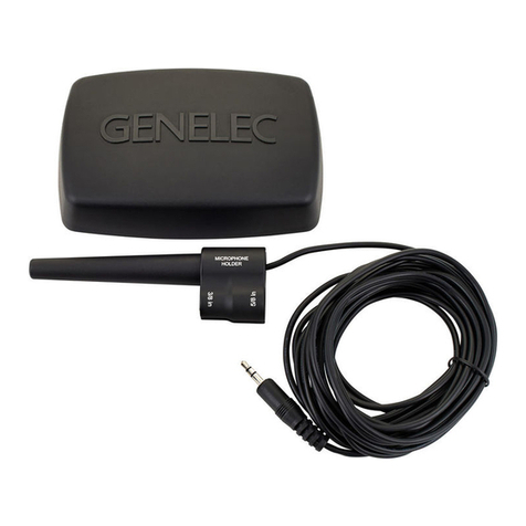 Genelec GLM 4 User manual Genelec GLM 4 User manual