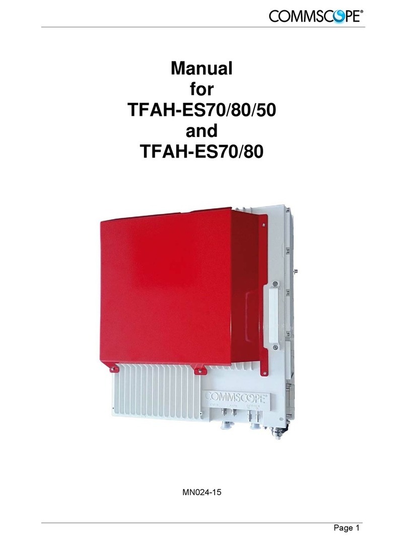 CommScope TFAH-ES70 manual