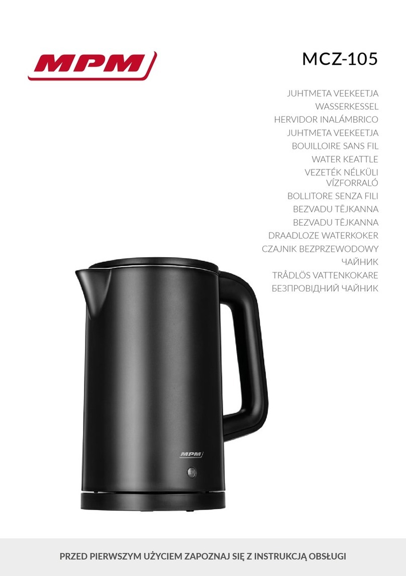 MPM MCZ-105 User manual