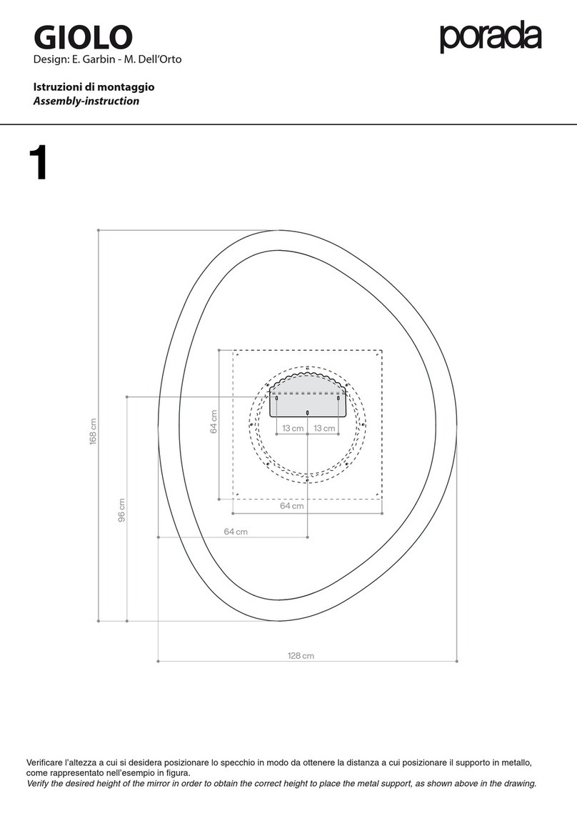 porada GIOLO Assembly instruction