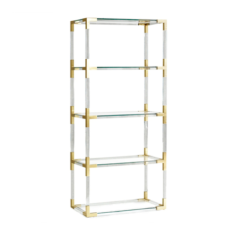 JONATHAN ADLER Jacques Etagere Assembly instruction