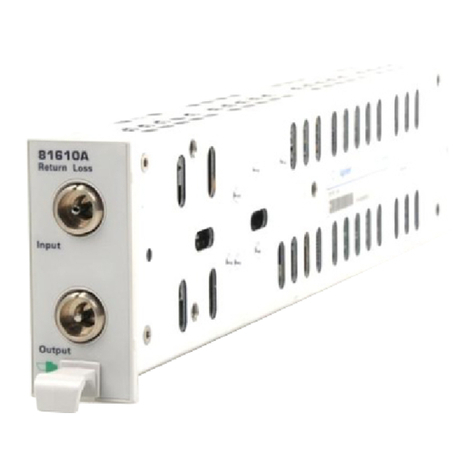 Keysight Technologies 81610A User manual