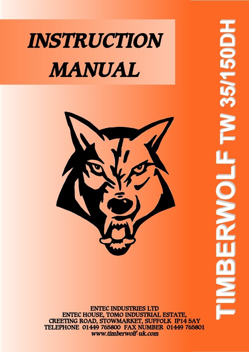 Entec Timberwolf TW 35DH instruction manual