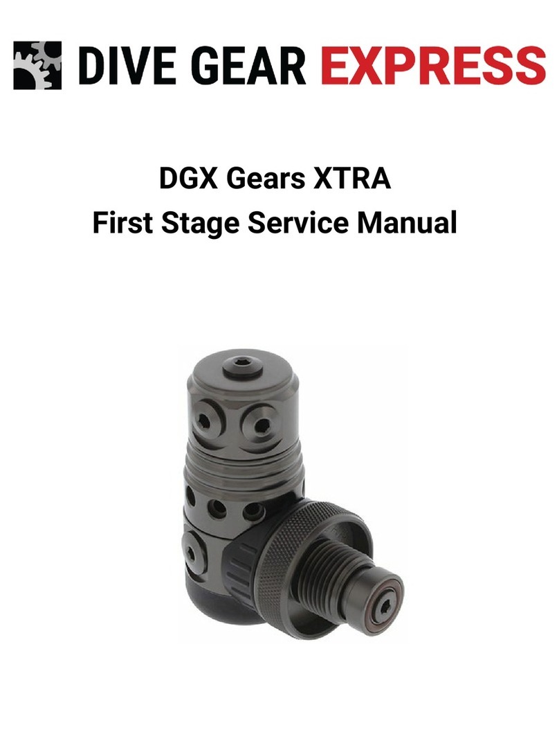 Dive Gear Express DGX Gears XTRA Service manual