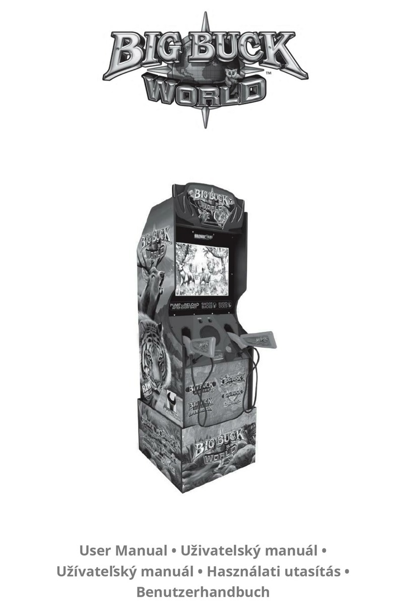 ARCADE1UP Big Buck World BI36-120300-U2 user manual
