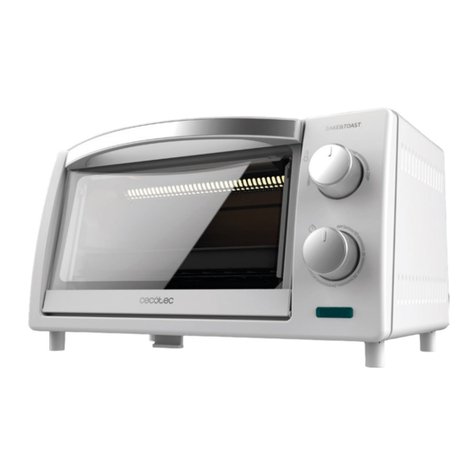 cecotec Bake&Toast 1000 Black User manual
