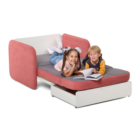 Futuka Kids UNIX CHAIR BED Assembly instructions