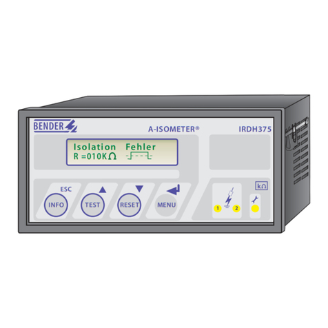 Bender A-ISOMETER IRDH375 User manual
