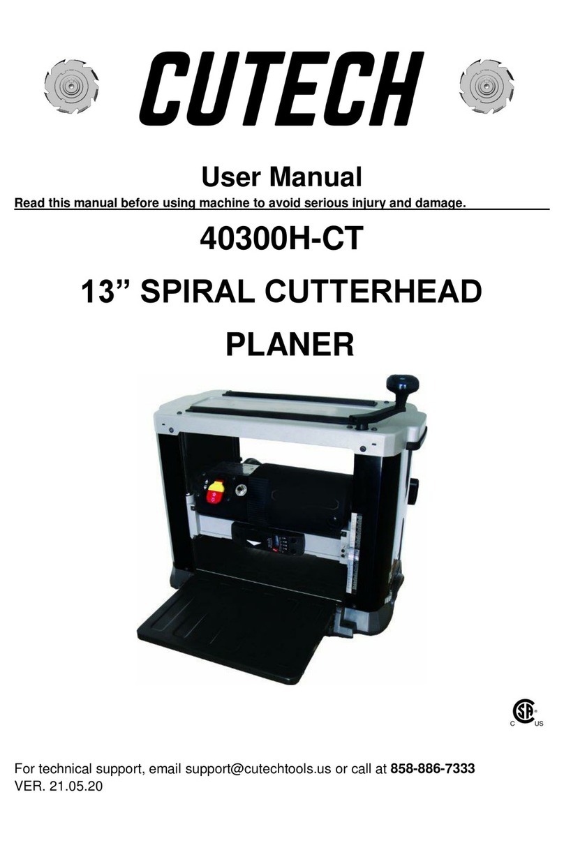 Cutech 40300H-CT user manual