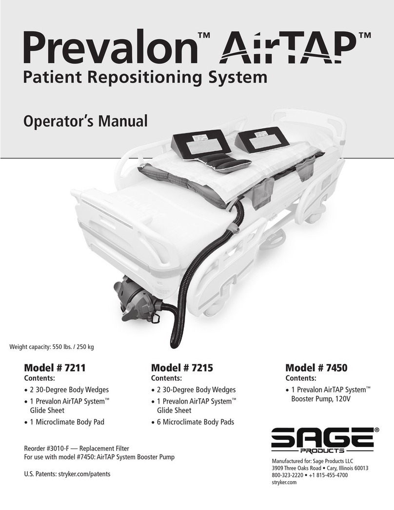 Sage Products Prevalon AirTAP 7211 Operator's manual Sage Products Prevalon AirTAP 7211 Operator's manual