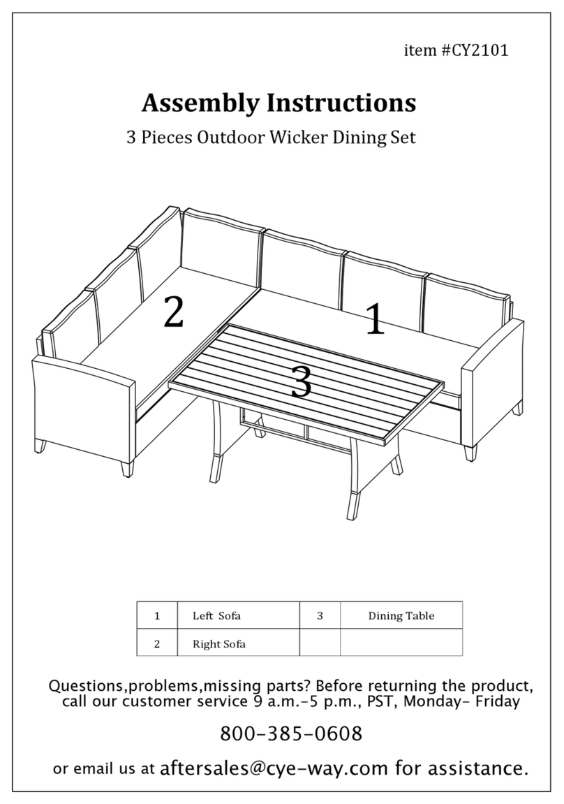 cye-way CY2101 Assembly instructions
