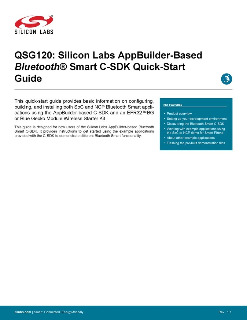 Silicon Laboratories QSG120 User manual Silicon Laboratories QSG120 User manual