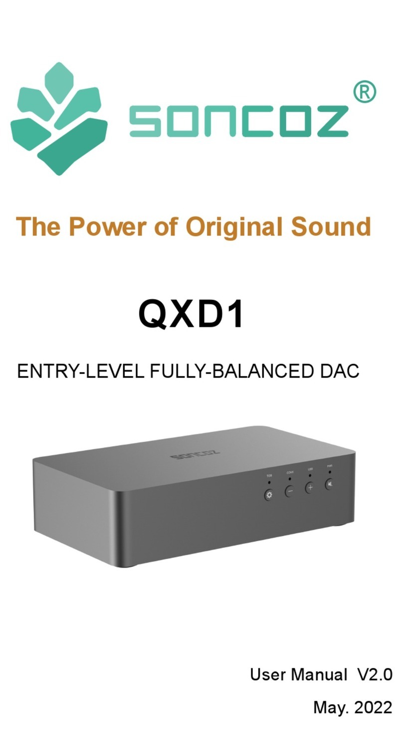 Soncoz QXD1 user manual
